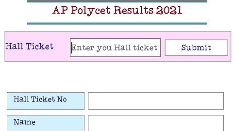 Ap polycet 2021 results released ||AP polycet 2021 results ||Ap polycet 2021 ||by Kumar education ||