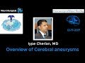 Iype cherian md overview of cerebral aneurysms