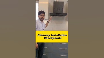 Kitchen Chimney Installation l Modular kitchen chimney Information