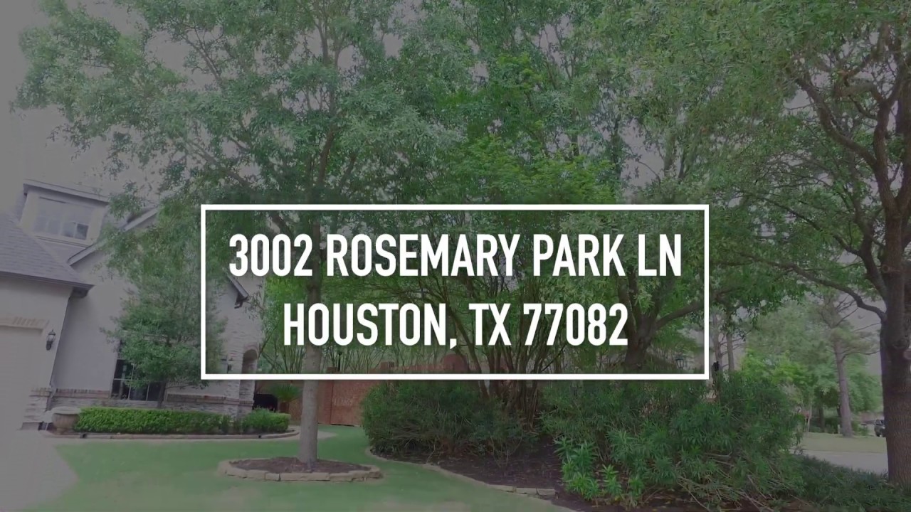 3002 Rosemary Park Ln, Houston, TX 77082 YouTube