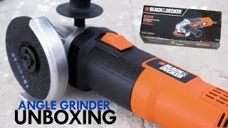 Black & Decker G720R-IN Angle Grinder Unboxing & Usage