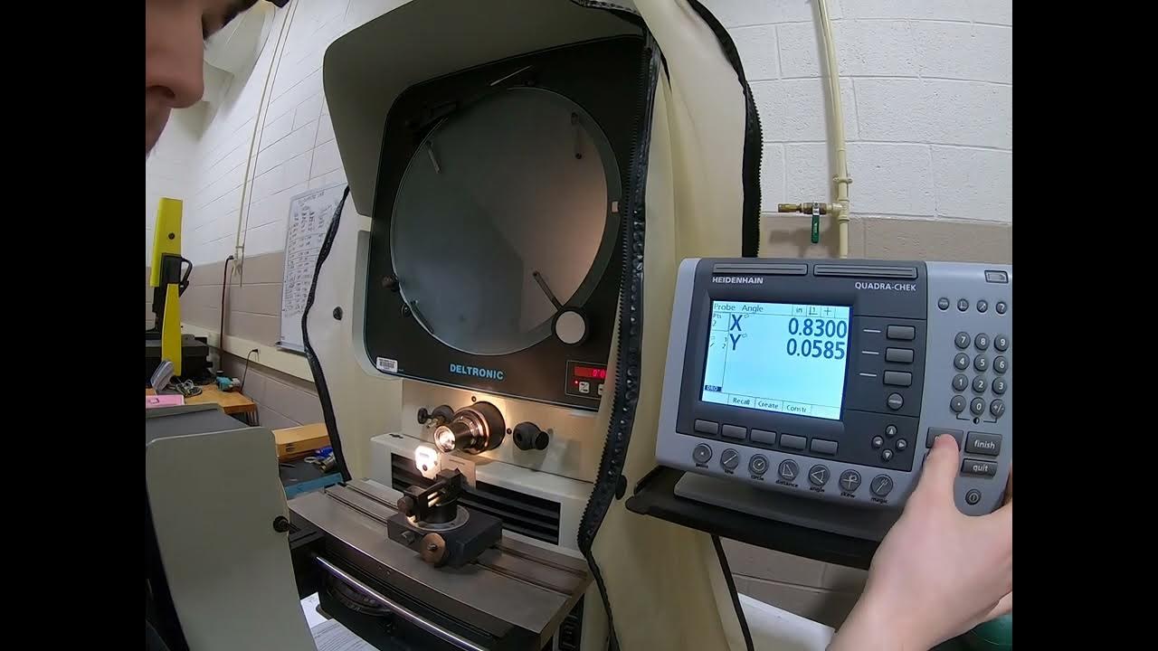 Optical Comparator Angle YouTube