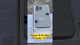 Iphone 15 Pro Max Grade - B Unboxing From Cashify