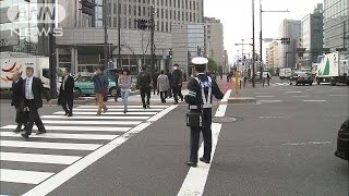 都内で交通死亡事故急増　幹線道路で一斉取り締まり(15/03/16)