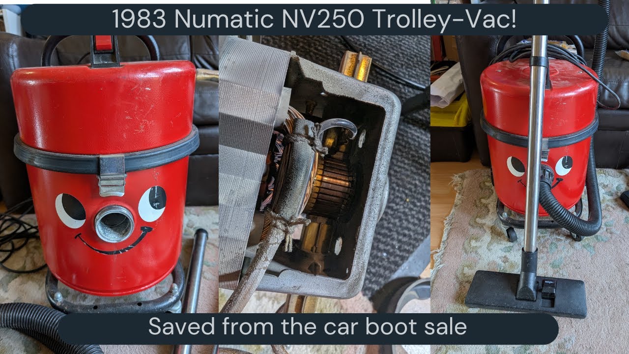 Прапрадед Генри! Находка из багажника Numatic NV250 1983 года! Первый взгляд