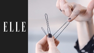 Hairpins: Which ones to choose? How to put them on?┃ELLE Coiffure Hairpins: Which ones to choose? How to put them on?┃ELLE Coiffure
