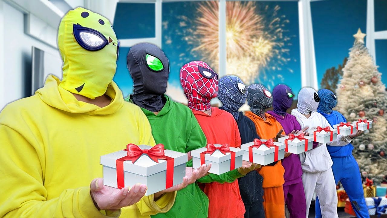 Pro 8 SPIDER-MAN in 1 House || Help Everyone On The Day End Of The Year ( By FLife TV )