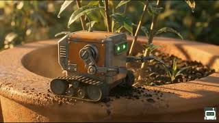 EP.03 Robot Can Do watered plant #robot #plants #automatic #microrobots