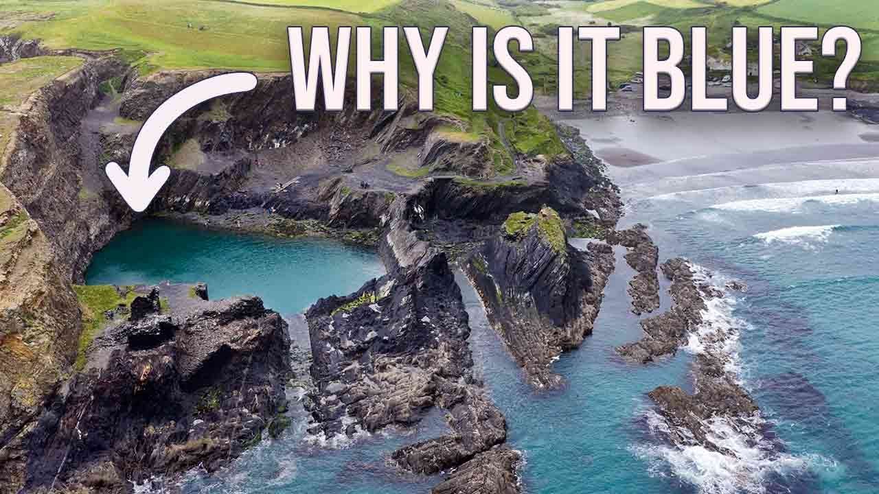 Why is Wales’ Blue Lagoon… Blue? | Windy Coastal Adventure”