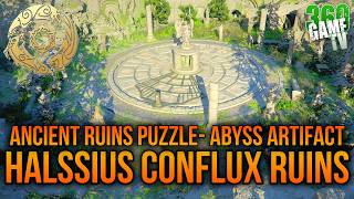 Crimson Desert Halssius Conflux Ruins Puzzle Solution - Ancient Ruins - Abyss Artifact Location
