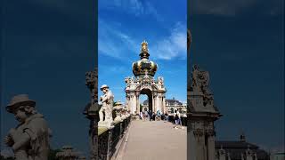 The Golden Crown Gate of Dresden