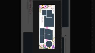 How To Create Floral Album Photoshop Tutorial #shorts