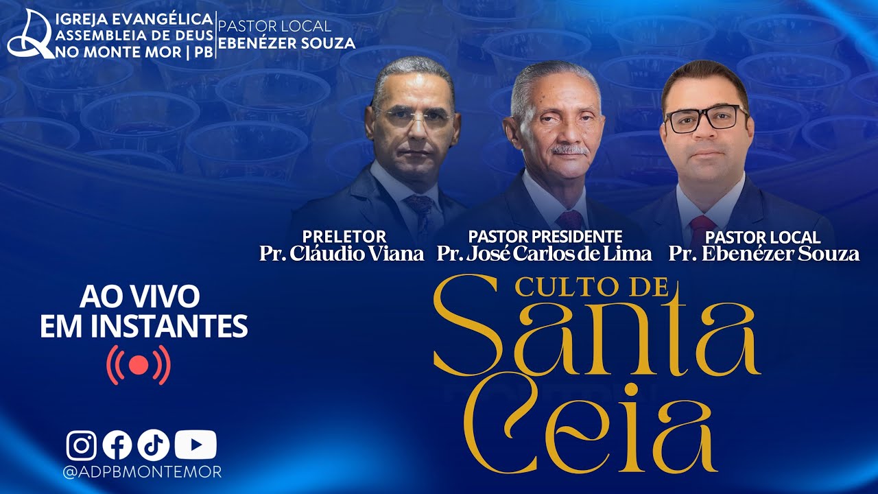 AD.MONTE-MOR CULTO DE SANTA CEIA 04/01/2026