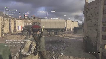 Call of Duty®: WW2 opening supply drops in the 1v1 area