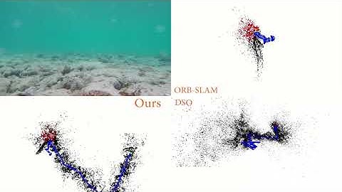 Underwater SLAM results comparison