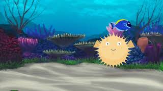 11 Year old Nidhishree made Puffer Fish chasing fish game! screenshot 4