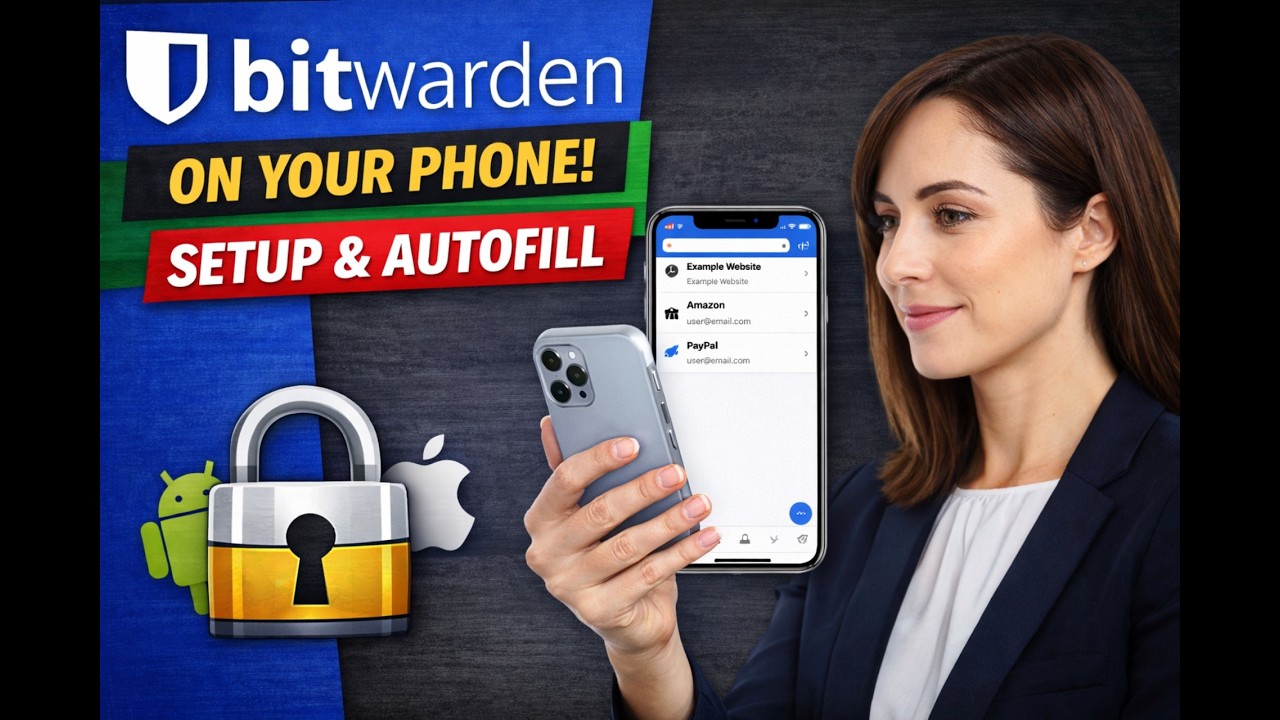 Bitwarden on Your Phone: Setup + Autofill Passwords (iPhone & Android)