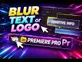 Blur Part of a Video in Premiere Pro (Step-by-Step Tutorial)