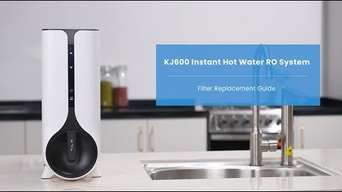 Waterdrop KJ600 Instant Hot Water RO System | Filter Replacement Guide