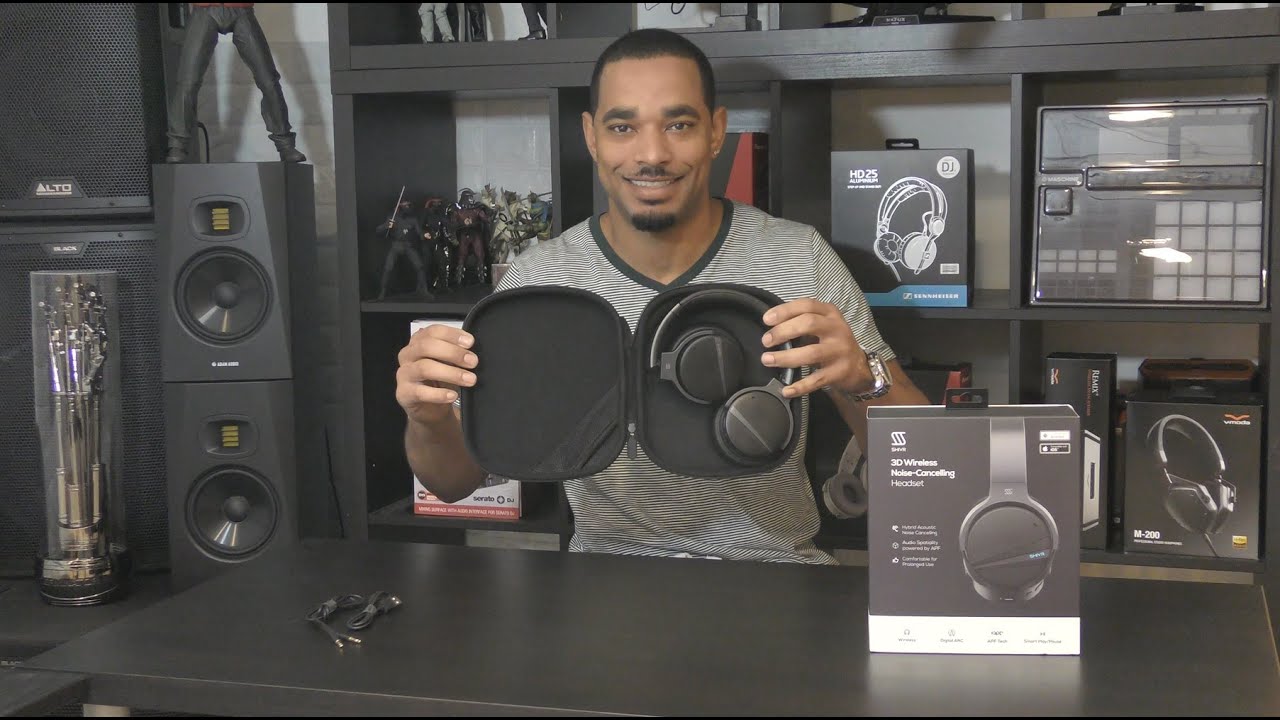 SHIVR 3D Wireless Noise Cancelling Bluetooth Headphones Review (NC18)