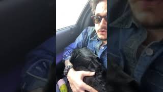 John Mayer Takes Moose with him to the Carwash - 04/20/2020