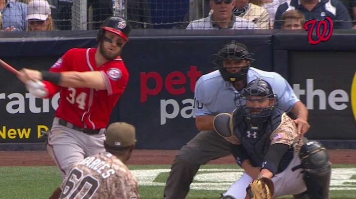 WSH@SD: Harper hits bases-loaded RBI infield single