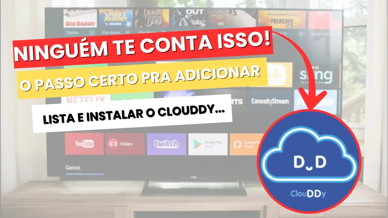 🔴CLOUDDY 2026 ATUALIZADO Como Instalar + Colocar Lista FUNCIONA em SamsungLGPhilips