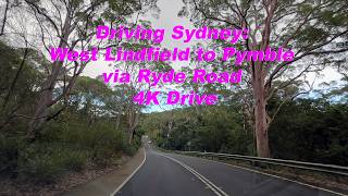 Driving Sydney: West Lindfield to Pymble via Ryde Road | 4K Drive