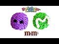 Happy m&m RainbowLoom Tutorial! Original Happy Food Design by Kittycatloom