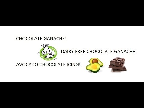 DARK CHOCOLATE GANACHE | DAIRY FREE CHOCOLATE GANACHE | AVOCADO CHOCOLATE ICING