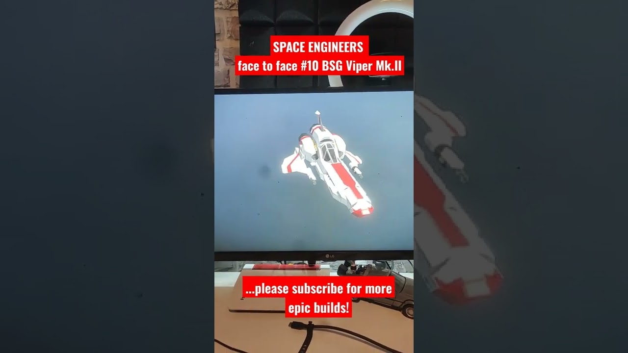[SPACE ENGINEERS] face to face #10 BSG Viper Mk.II by Kelevra 