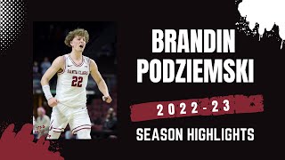 Brandin Podziemski 2022-23 Santa Clara Broncos Highlights