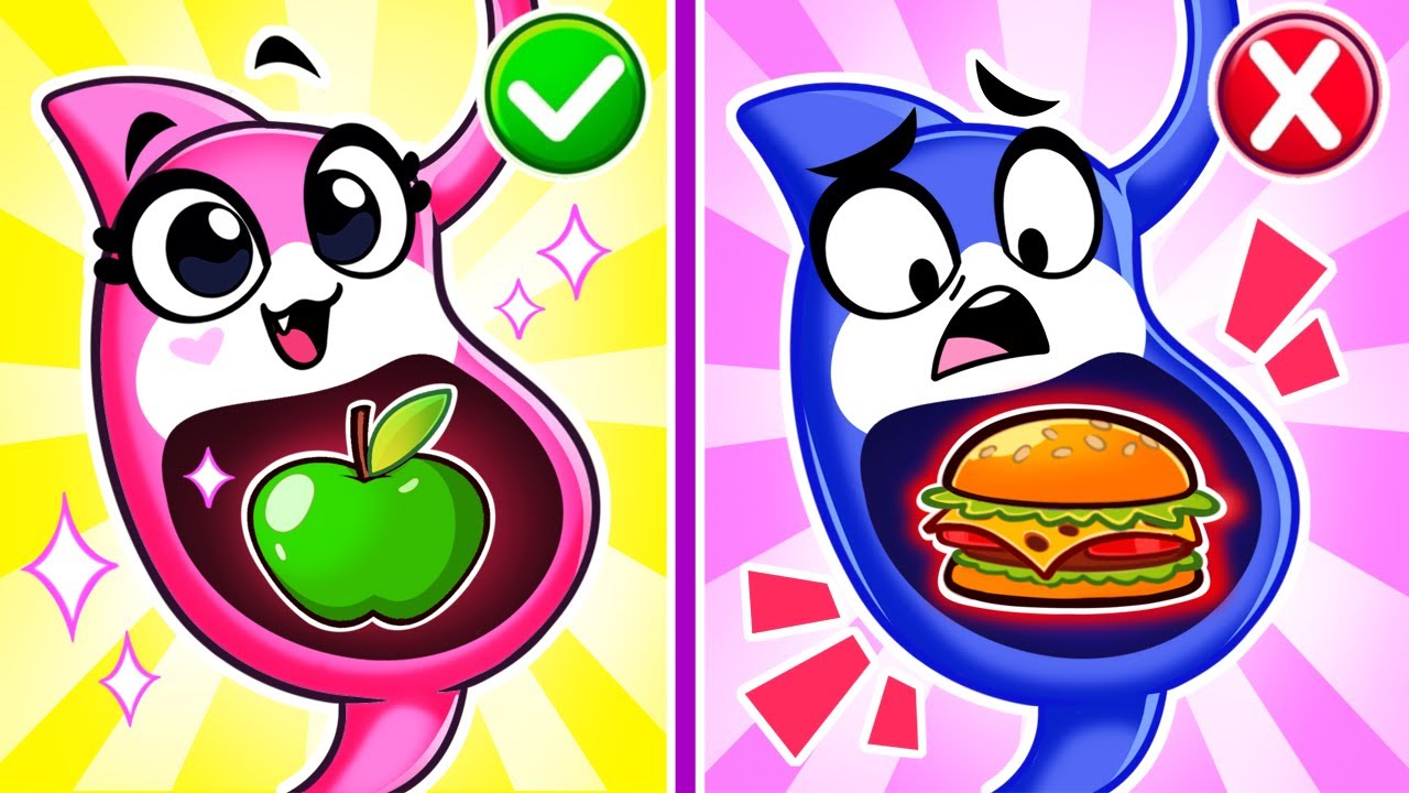 ¿Comida Buena o Chatarra? ¡Come Frutas Saludables, Bebé! Yes Yes! 🍉 Dibujos Animados