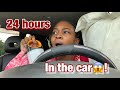 24 Hour Challenge Overnight In The Car! | Living in the car for 24 hours.