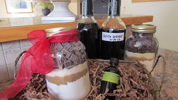 How to make Vanilla Extract Part 2 Cookie Jar Mix Gift Basket DIY EZ