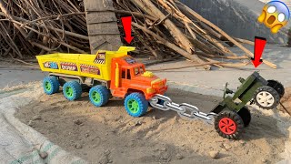 Small vs Big Tractor: Powerful Rescue Action! 😲 - Toys Shok TV 