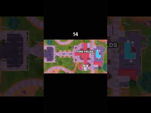 Les villes Fortnite avec le plus de coffre sur Fortnite C7S2 #fortnite