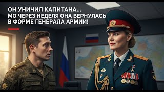 картинка: «Он унизил женщину-капитана… Но через неделю она вернулась в форме Генерала Армии!»
