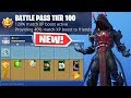 ALL SEASON 7 BATTLE PASS REWARDS UNLOCKED! (Ice King, Gun Camo/Wraps)