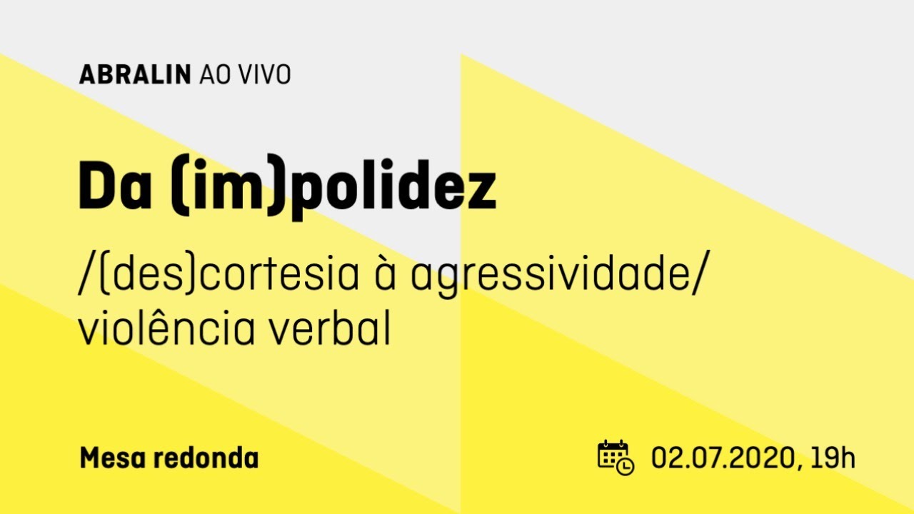 Da (im)polidez/ (des)cortesia à agressividade/ violência verbal: a conflitualidade emergente em amb