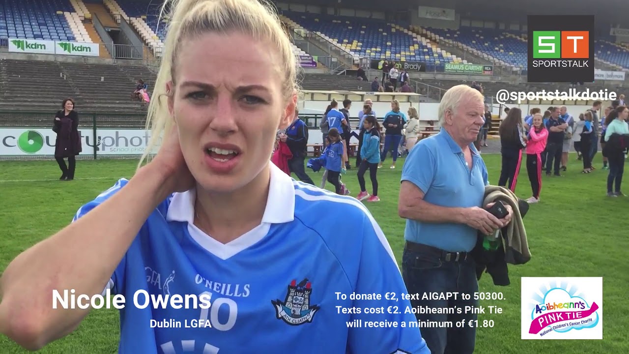 Dublin LGFA star Nicole Owens Interview with Sportstalk after All