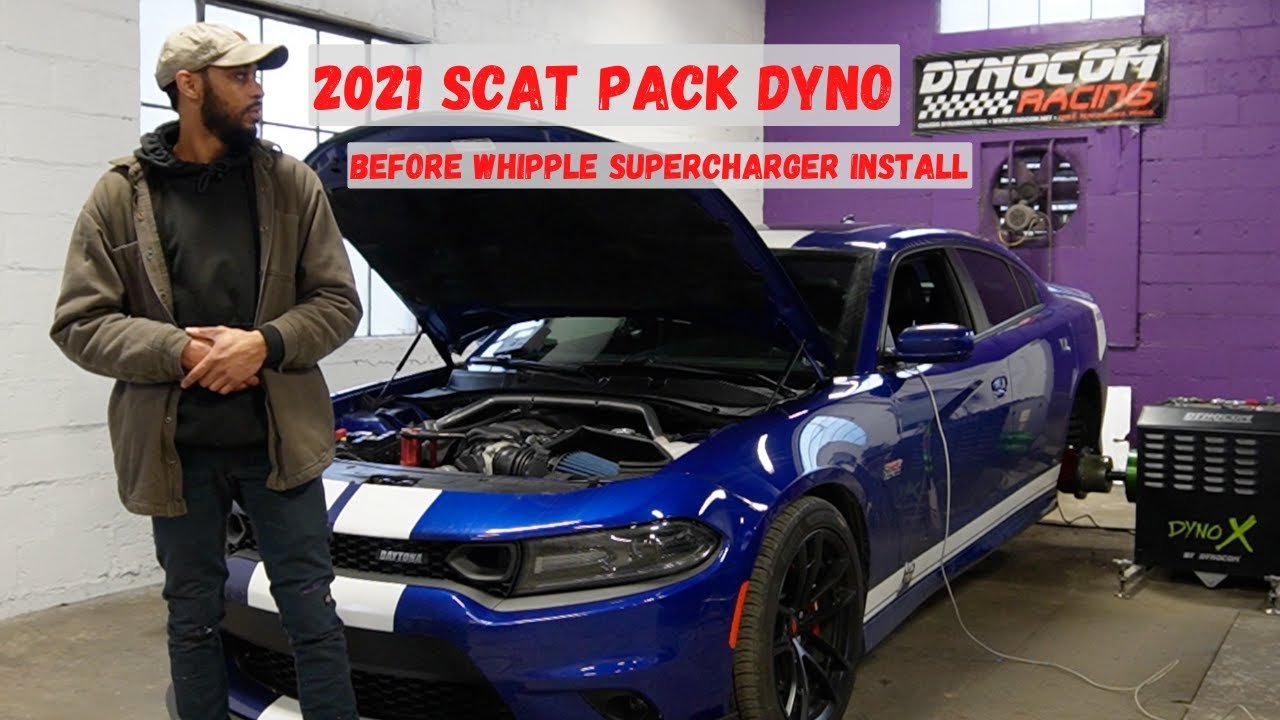 2021 DODGE CHARGER SRT SCAT PACK DYNO BEFORE WHIPPLE SUPERCHARGER