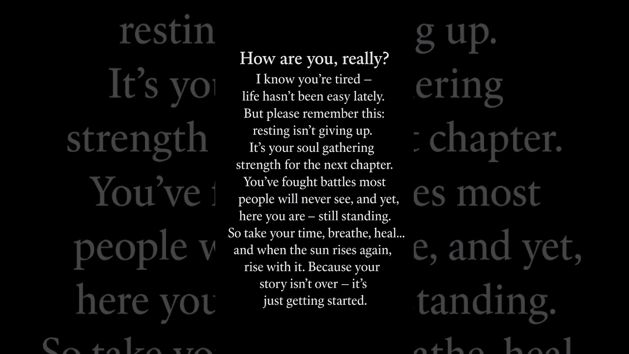 When Life Feels Heavy — Read This 🌙