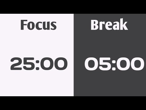 1.5 Hour Deep Focus Pomodoro Timer | Silent Study With Me | No Sound ...