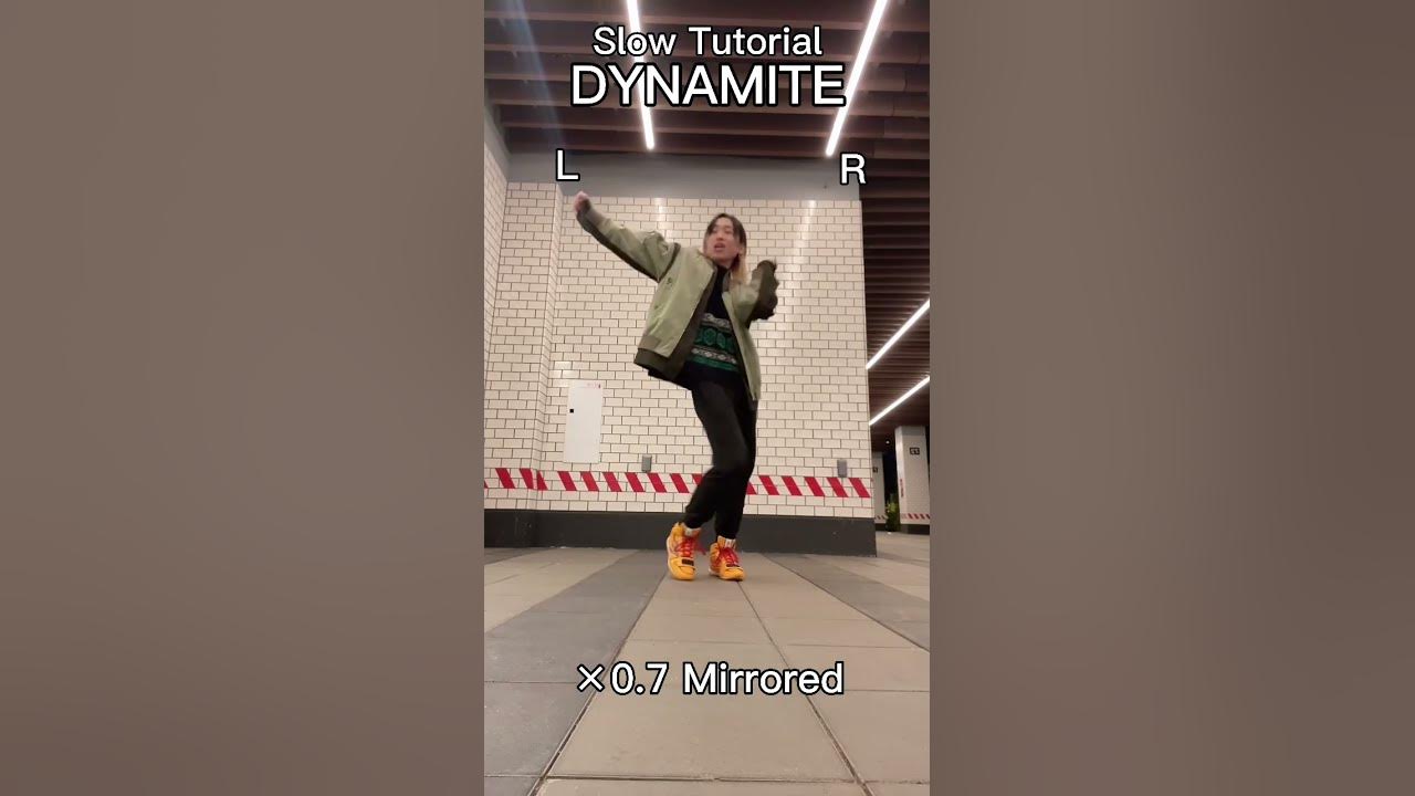 【Mirrored Slow Tutorial】BTS"DYNAMITE" #bts #btsarmy #dynamite #btsshorts