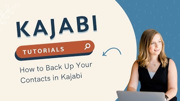 How to Back Up Your Contacts in Kajabi | Courtney Ibinger LLC
