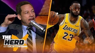 Chris Broussard Thinks The Lakers Are Their Best When Lebron Dominates The Ball Nba The Herd