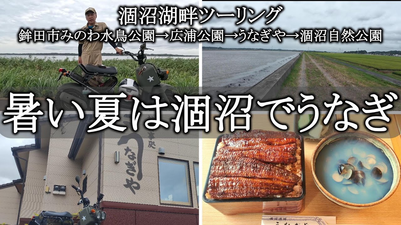 【グルメツーリング】暑い夏は涸沼でうなぎだ!!　ズーマーで行く涸沼湖畔ツーリング