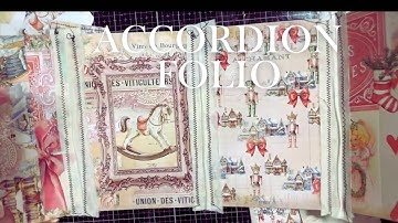 Lets Make a Christmas Accordion Folio