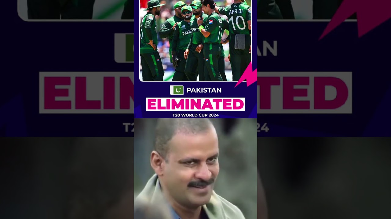 Pakistan eliminated for T20 World cup 2024...😂🤣 
